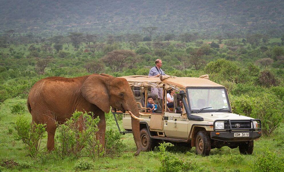 Pirschfahrt im Samburu Nationalpark