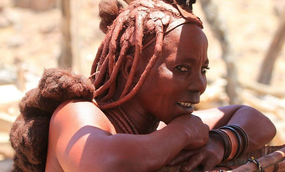 Himba Frau im Norden Namibias