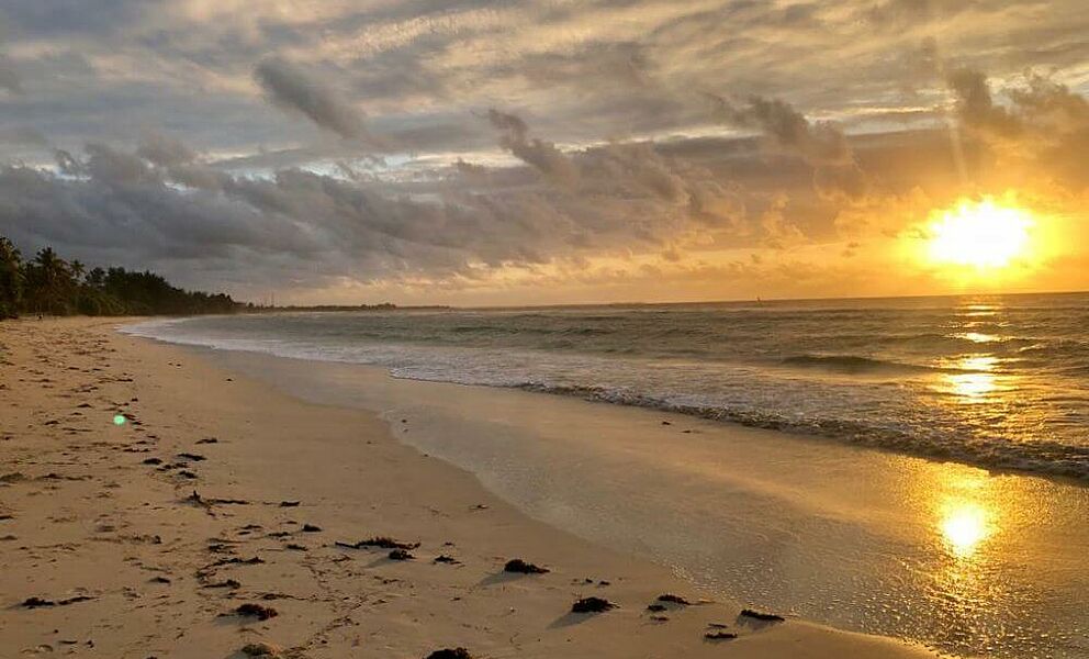 Sonnenuntergangsstimmung Diani Beach
