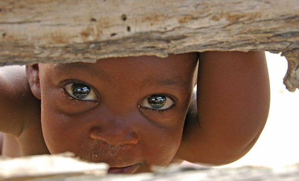 Himba Junge im Kaokoveld