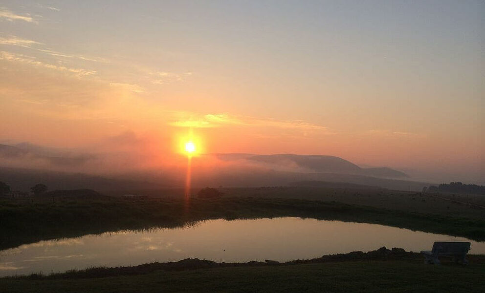 Sonnenuntergang bei Piet Retief in Mpumalanga
