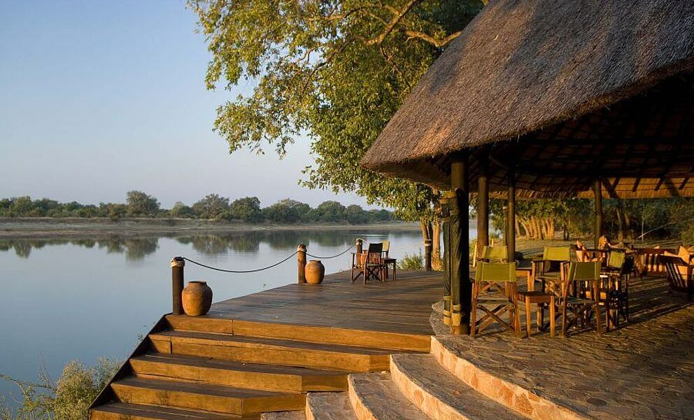 Lodge direkt am South Luangwa River 
