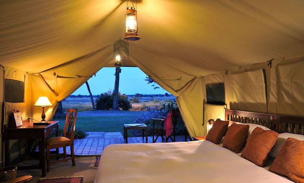 Blick von Ihrem Zelt aus im Sweetwaters Tented Camp