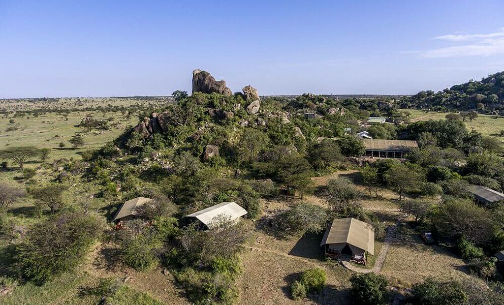 Mbusi Mawe Serena Camp liegt im berühmten Western Corridor im Herzen des atemberaubenden Serengeti Nationalparks.