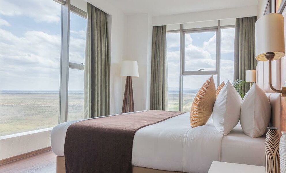 Zimmer mit Blick auf den Nairobi Nationalpark