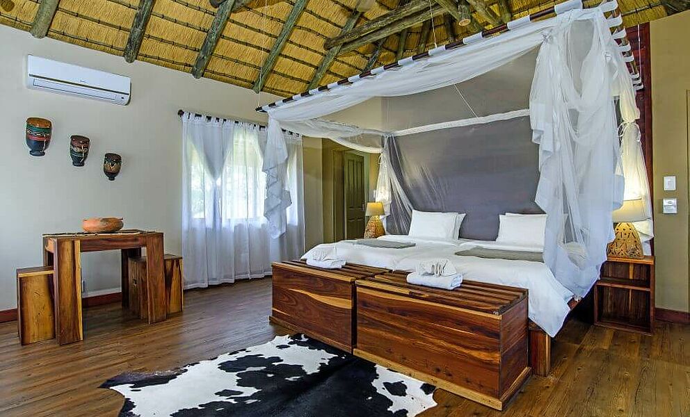Zimmereinrichtung in Ihrer Lodge bei Rundu