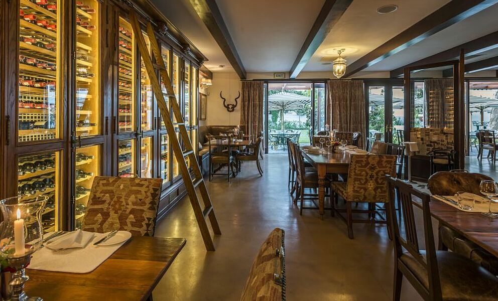 Restaurant im Hotel in Graaff-Reinet in der Nähe vom Camdeboo Nationalpark