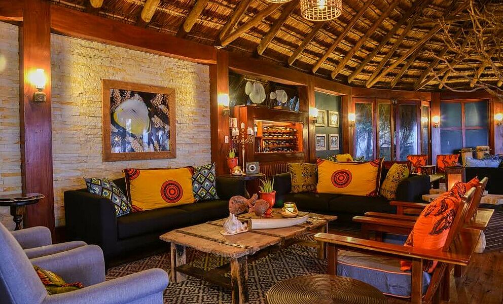 Machangulo Beach Lodge Loungebereich
