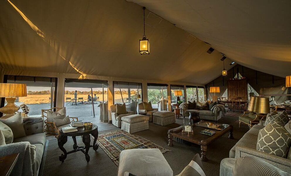 Little Machaba Camp Loungebereich