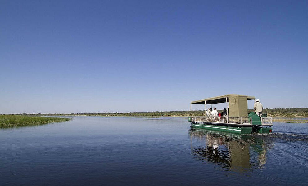 Bootssafari auf dem Chobe Fluss im Chobe National Park