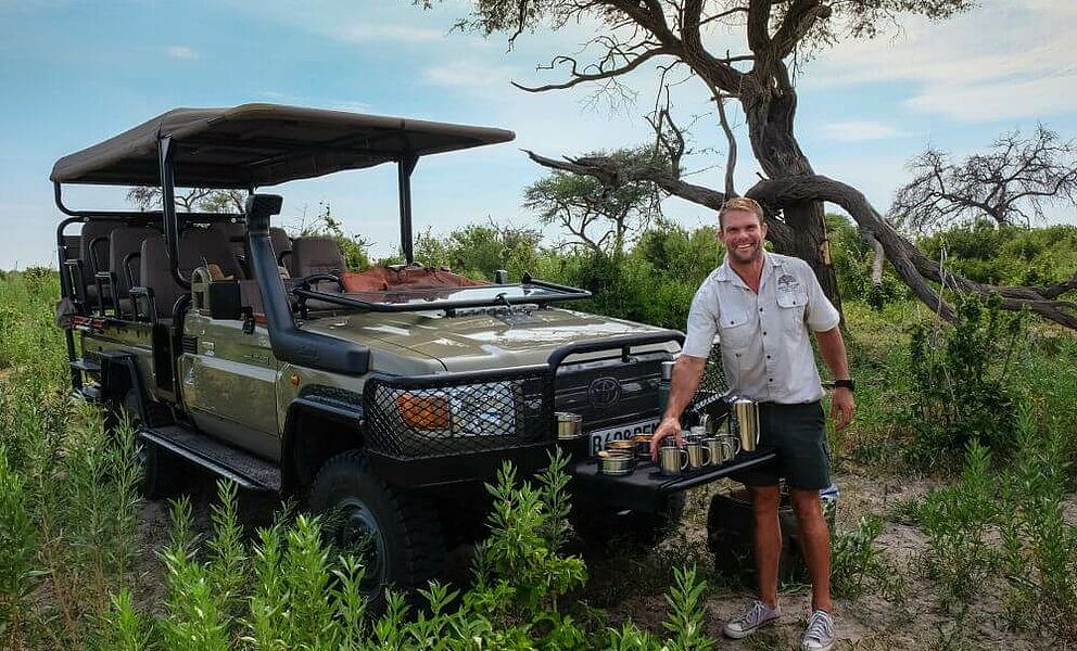 Auf Safari im Okavango Delta
