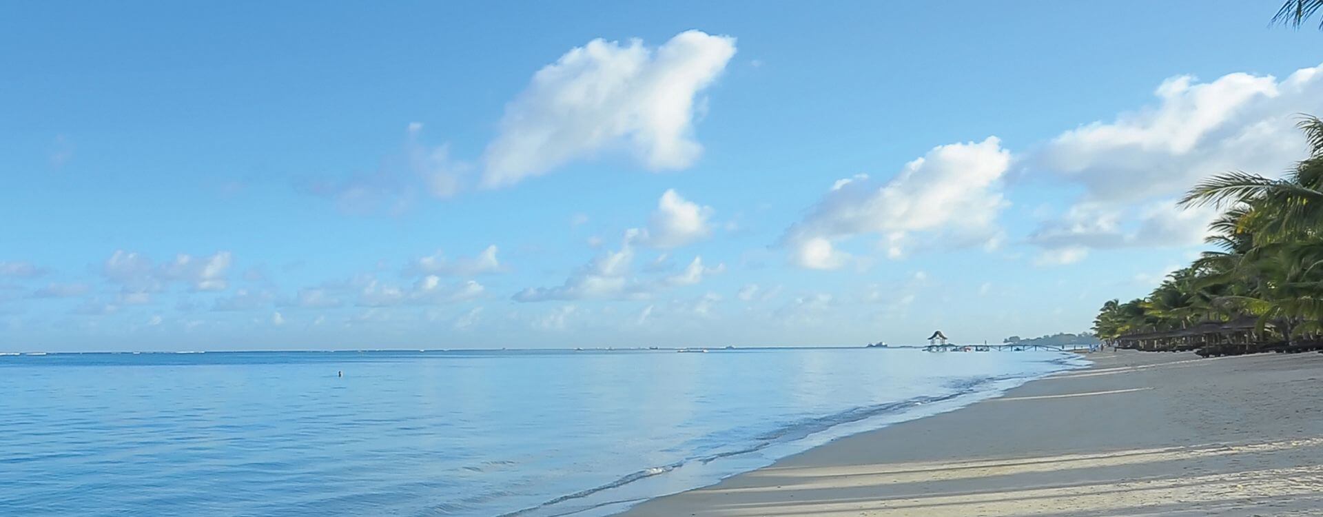 Mauritius mit seinen herrlich weißen Sandstränden